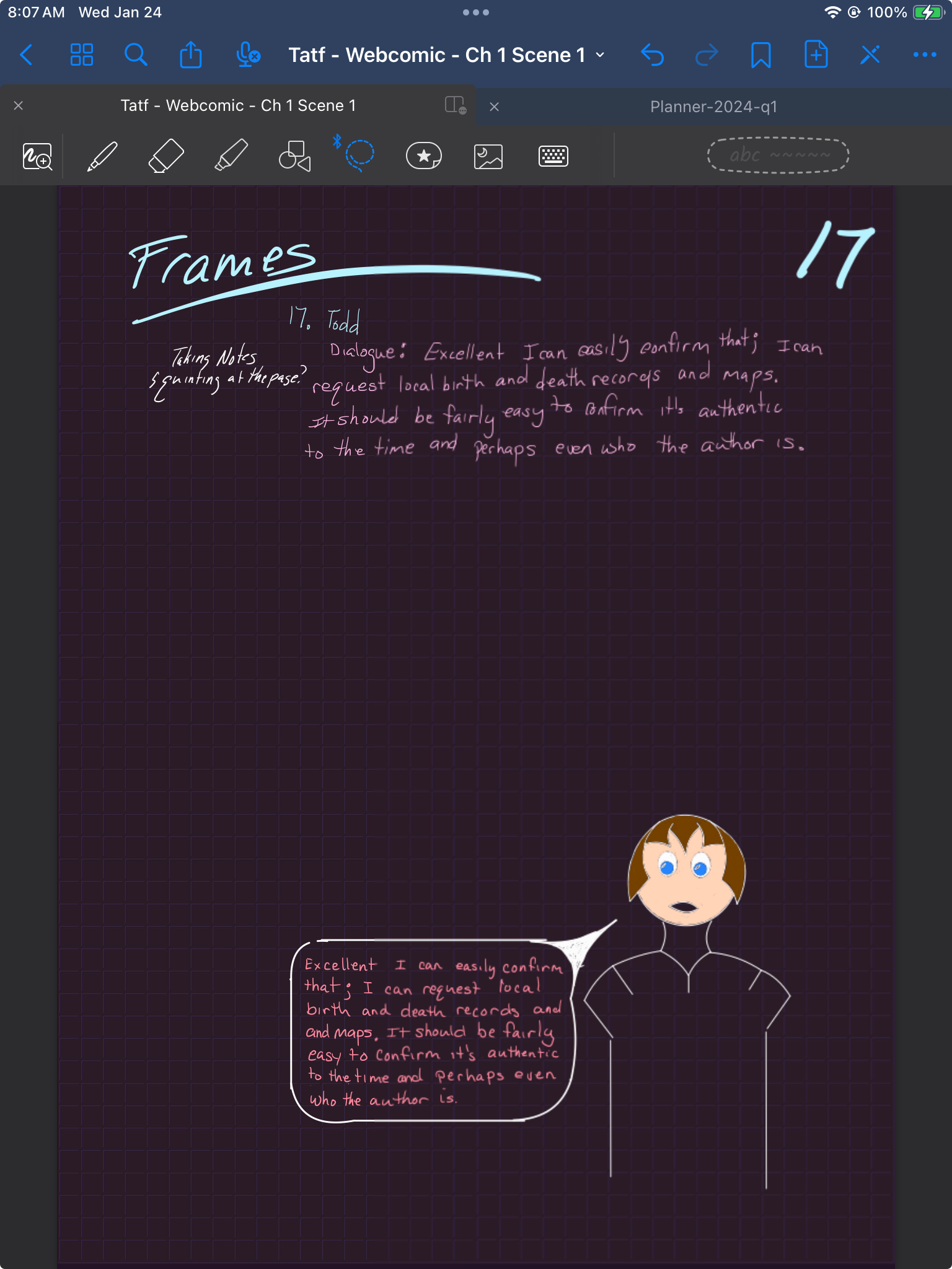 Project: Todd and the Fae WebComic : Frame 17