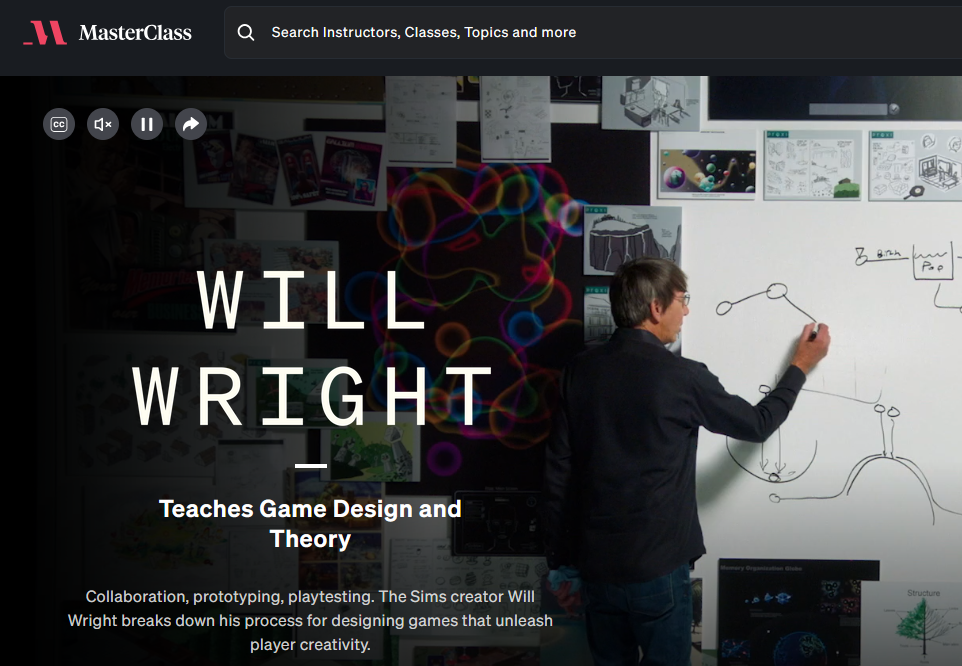 Will Wright Master Class