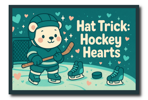 Hat Trick: Hockey Hearts Art Project Thumbnail