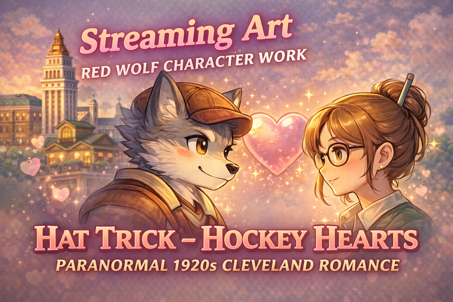 Hat Trick: Hockey Hearts Art Project Thumbnail