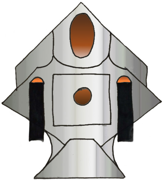 Space Pirates – Rough Draft of ships. Version 2
